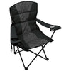 48-Hour BIC Black Premium Heather Stripe Chair