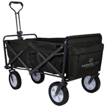 48-Hour Koozie Black Collapsible Folding Wagon