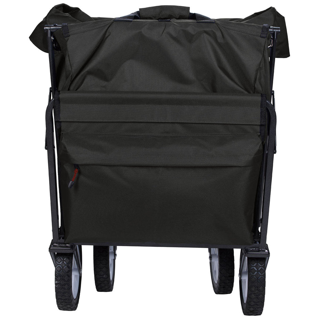 48-Hour Koozie Black Collapsible Folding Wagon