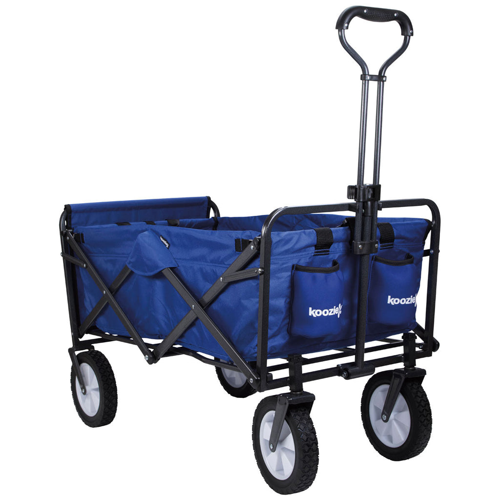 48-Hour Koozie Blue Collapsible Folding Wagon