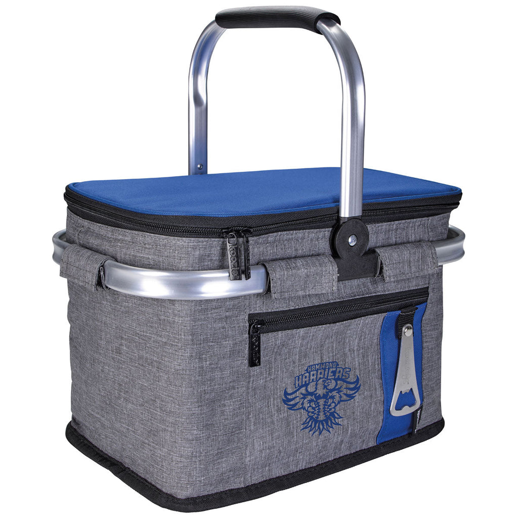 48-Hour Koozie Blue Collapsible Picnic Basket