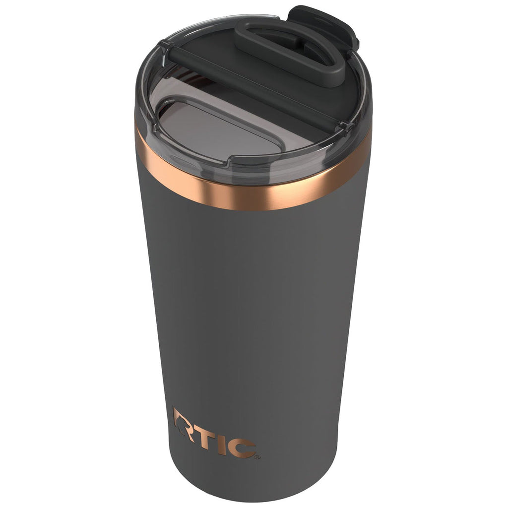 RTIC Light Black 18oz Happy Hour Pint Tumbler