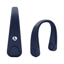 Hit Navy Blue Hands-Free Rechargeable Neck Fan 2.0