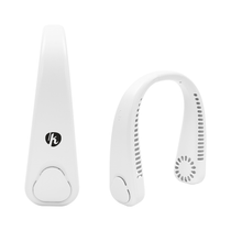 Hit White Hands-Free Rechargeable Neck Fan 2.0