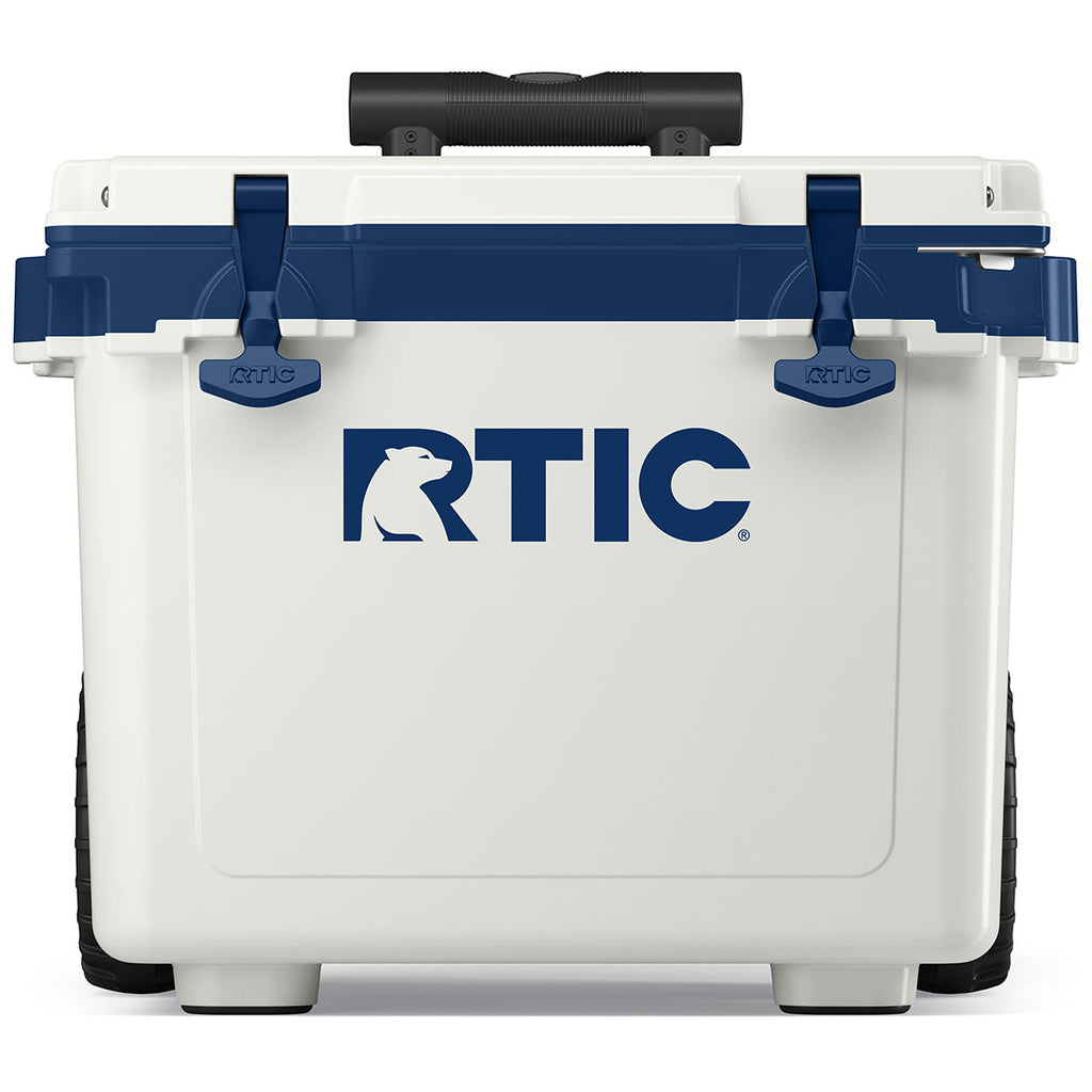 RTIC Cool Grey & Navy 22 QT Ultra-Light Wheeled Cooler