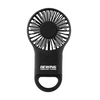 HIT Black Rechargeable Handheld Fan With Carabiner 2.0