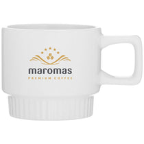 ETS Express White Loft 11oz Stackable Ceramic Mug