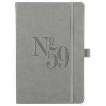 JournalBooks Grey Mano Recycled Hard Bound Notebook