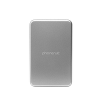 PhoneSuit® Silver Elite Mag Qi2 Wireless Battery Pack & Portable Pocket Charger 10,000 mAh
