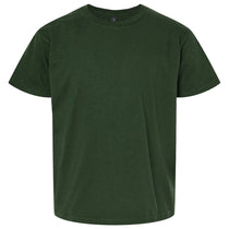 Gildan Youth Forest Green Light Cotton T-Shirt