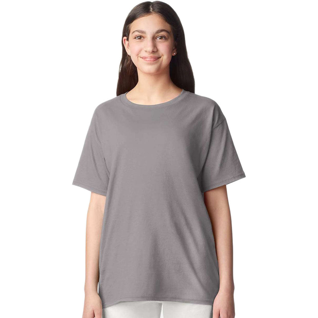 Gildan Youth Gravel Light Cotton T-Shirt
