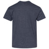 Gildan Youth Heather Navy Light Cotton T-Shirt