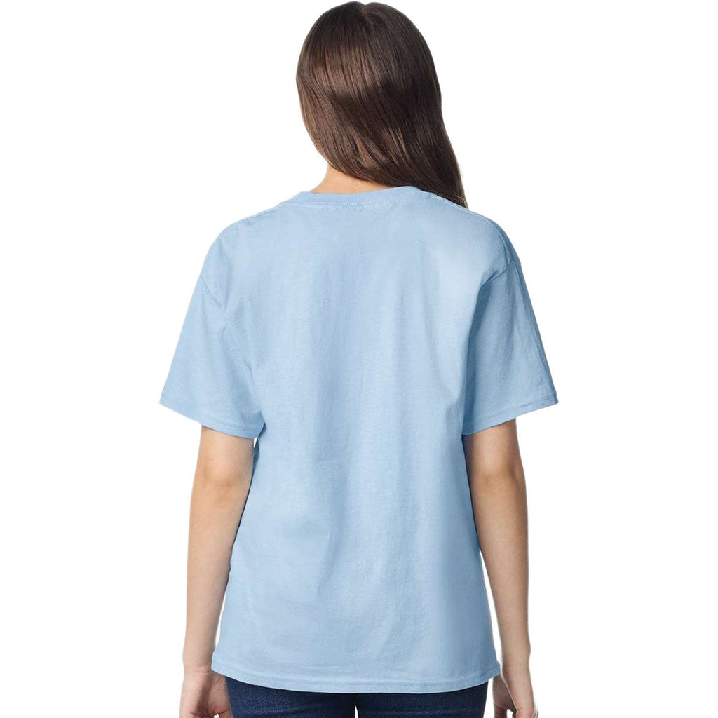 Gildan Youth Light Blue Light Cotton T-Shirt