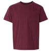 Gildan Youth Maroon Light Cotton T-Shirt