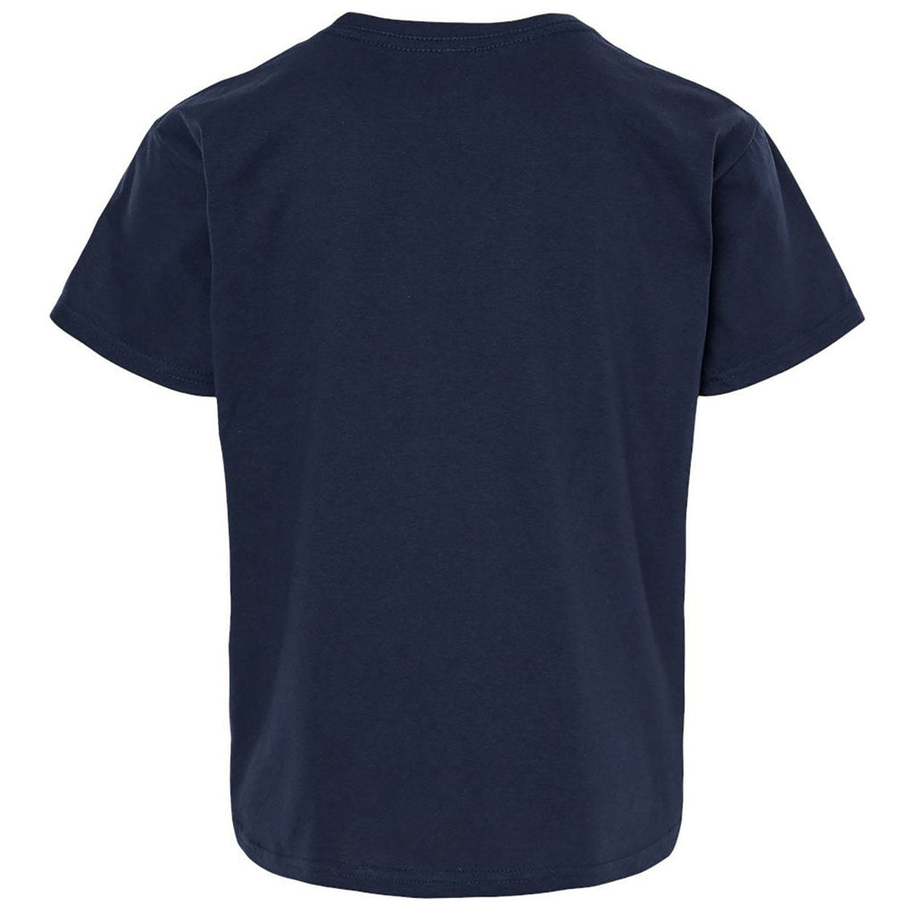 Gildan Youth Navy Light Cotton T-Shirt