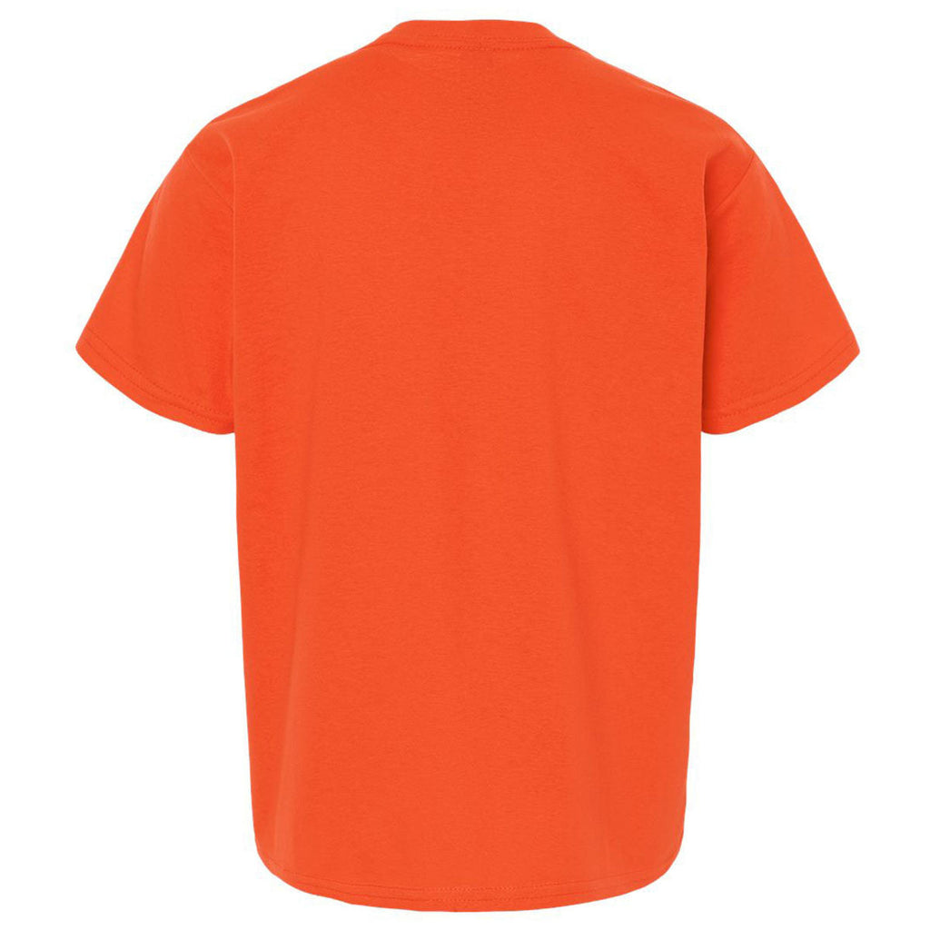 Gildan Youth Orange Light Cotton T-Shirt