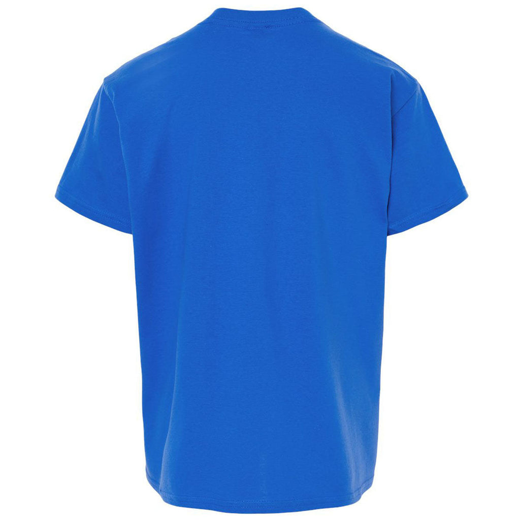 Gildan Youth Royal Light Cotton T-Shirt