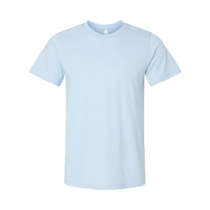 Bella + Canvas Unisex Heather Baby Blue CVC Jersey Tee