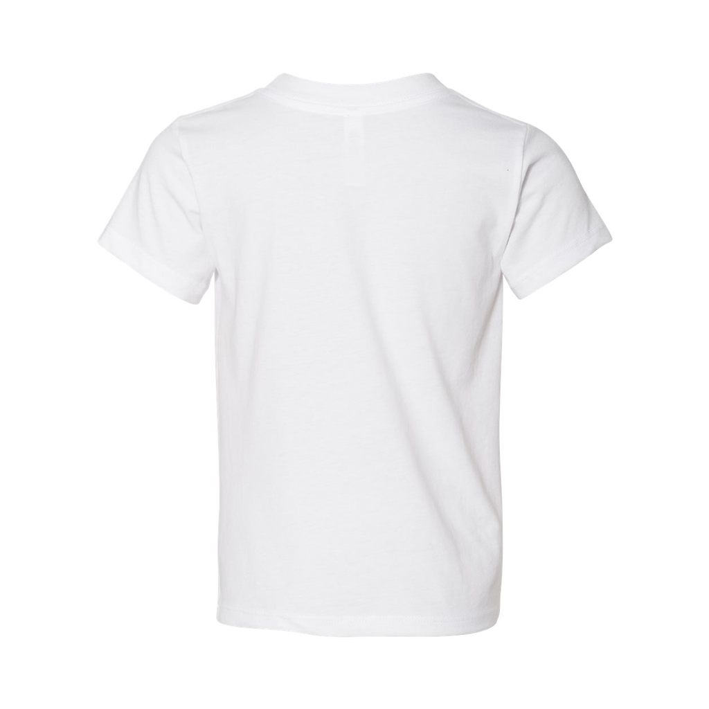 Bella + Canvas Toddler White Jersey Tee