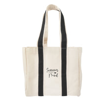 Hit Black Quatre Wine Bottle 10 oz. Cotton Canvas Tote Bag