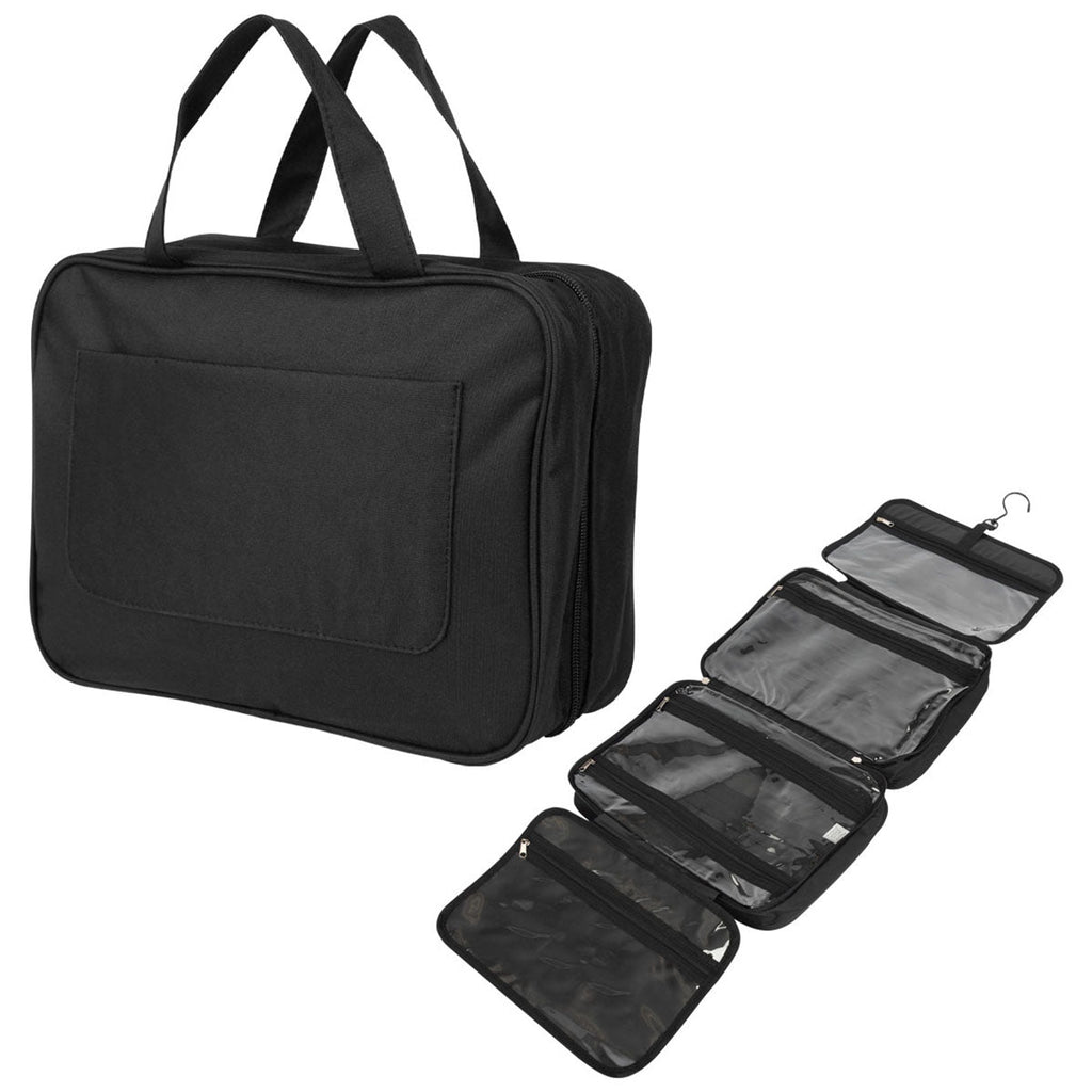 48-Hour Hit Black Big Easy Hanging Toiletry Bag