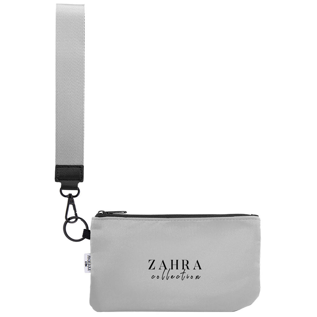 Hit Grey With Grey Anywhere rPET Wristlet Pouch