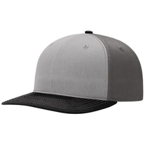 Richardson Grey/Charcoal/Black Solid Twill Trucker