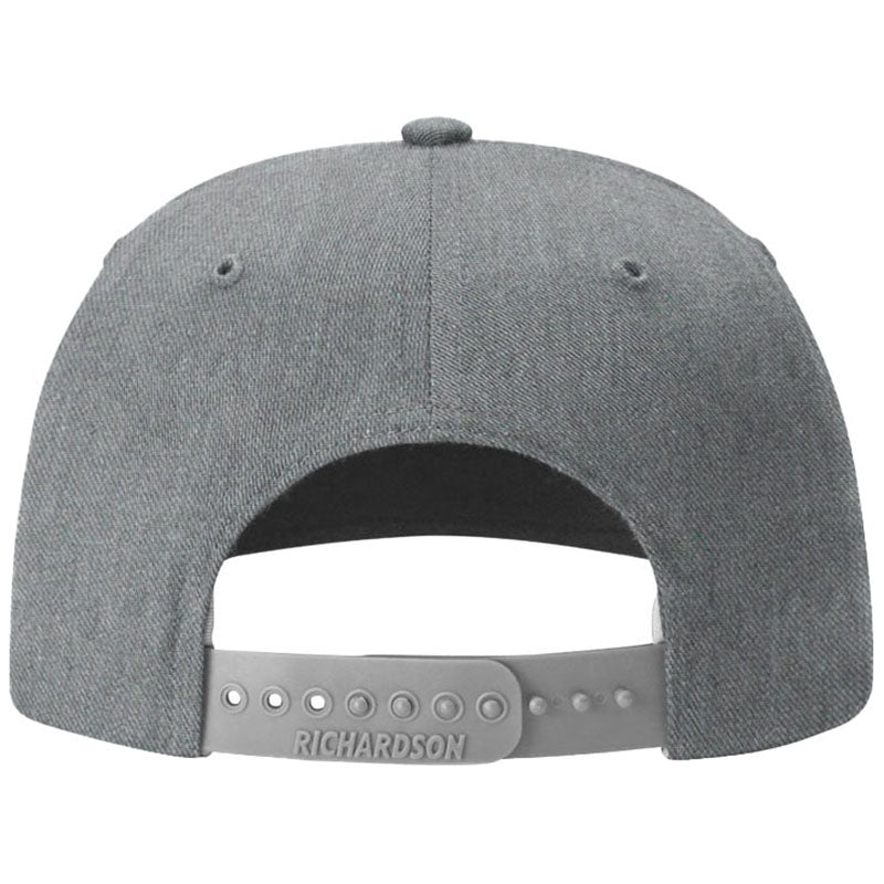 Richardson Heather Grey Solid Twill Trucker
