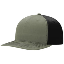 Richardson Loden/Black Solid Twill Trucker