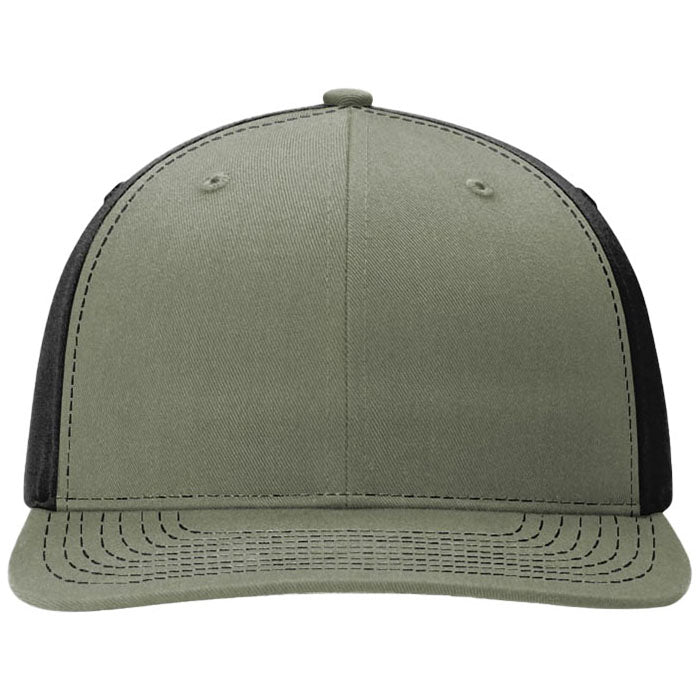 Richardson Loden/Black Solid Twill Trucker