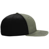 Richardson Loden/Black Solid Twill Trucker