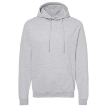Tultex Unisex Heather Grey Fleece Hooded Sweatshirt