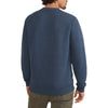 Marine Layer Men's Navy Corbet LW Diamond Quilted Crewneck