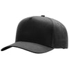 Richardson Black Full Fabric 5-Panel Champ