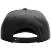 Richardson Black Full Fabric 5-Panel Champ