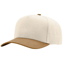 Richardson Cream/Cream/Caramel Full Fabric 5-Panel Champ