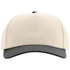 Richardson Cream/Cream/Black Full Fabric 5-Panel Champ
