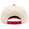 Richardson Cream/Cream/Red Full Fabric 5-Panel Champ