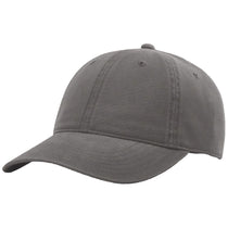 Richardson Charcoal Peached Cotton Twill