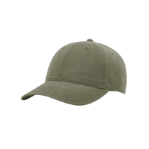 Richardson Solid Olive Peached Cotton Twill