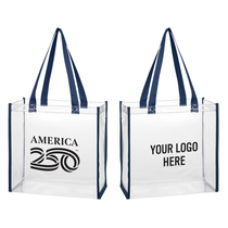 HIT America250 Navy Clear EVA Tote Bag