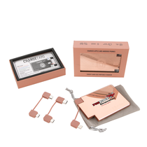 AquaVault Rose Gold ChargeCard Power Bank 2,300 mAh