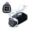 Koozie Black Aqua Glow Party Water-Resistant Bluetooth Speaker