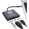 Koozie Black Compact 3-in-1 HDMI USB Hub