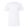 Bella + Canvas Unisex Solid White Triblend Short-Sleeve T-Shirt