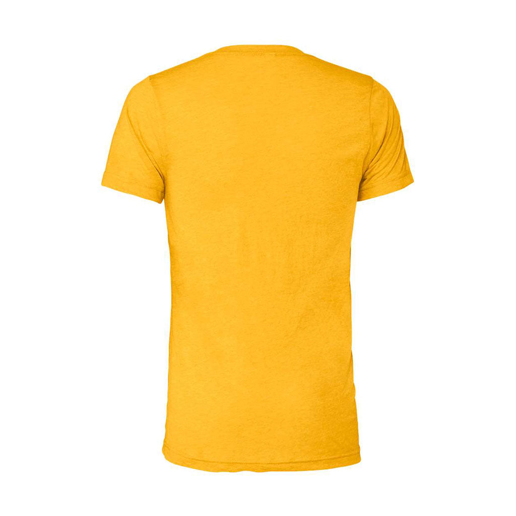 Bella + Canvas Unisex Yellow Gold Triblend Short-Sleeve T-Shirt