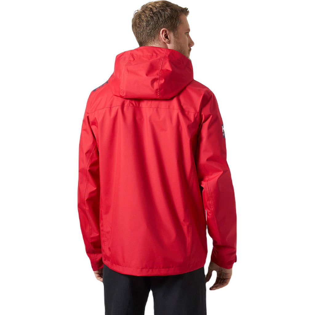 Helly Hansen Men's Red Crew Hooded Jacket 2.0