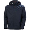 Helly Hansen Men's Navy Crew Hooded Jacket 2.0