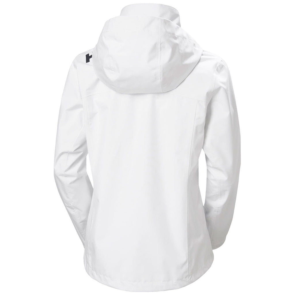 Helly Hansen Women's White Crew Hooded Jacket 2.0