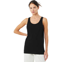 Bella + Canvas Unisex Solid Black Blend Heather CVC Tank